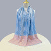 Colorful Willow Leaf Tassel Square Scarf - Women's Autumn & Winter Warm Ethnic Print Shawl