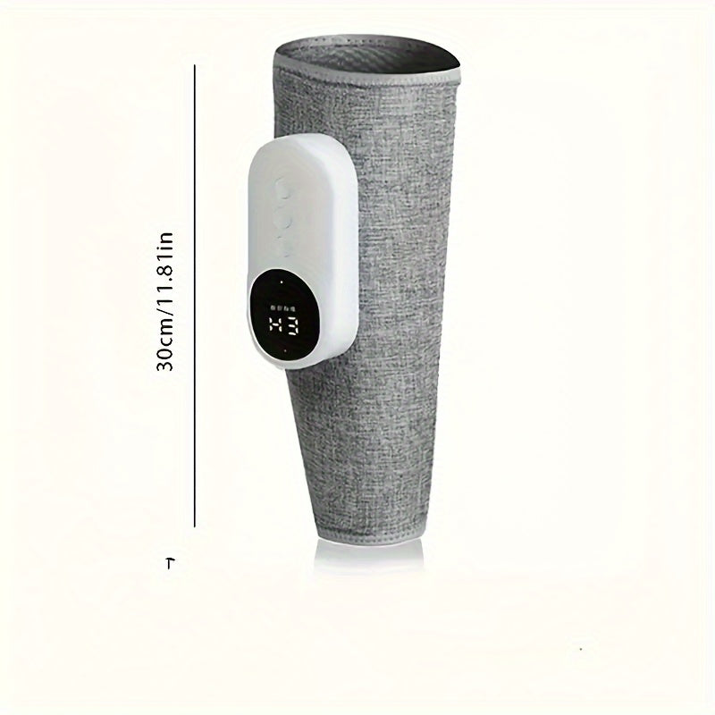 Cordless Air Compression Leg Massager – USB Rechargeable Circular Calf Press, 3 Intensities for Feet, Thighs & Knees