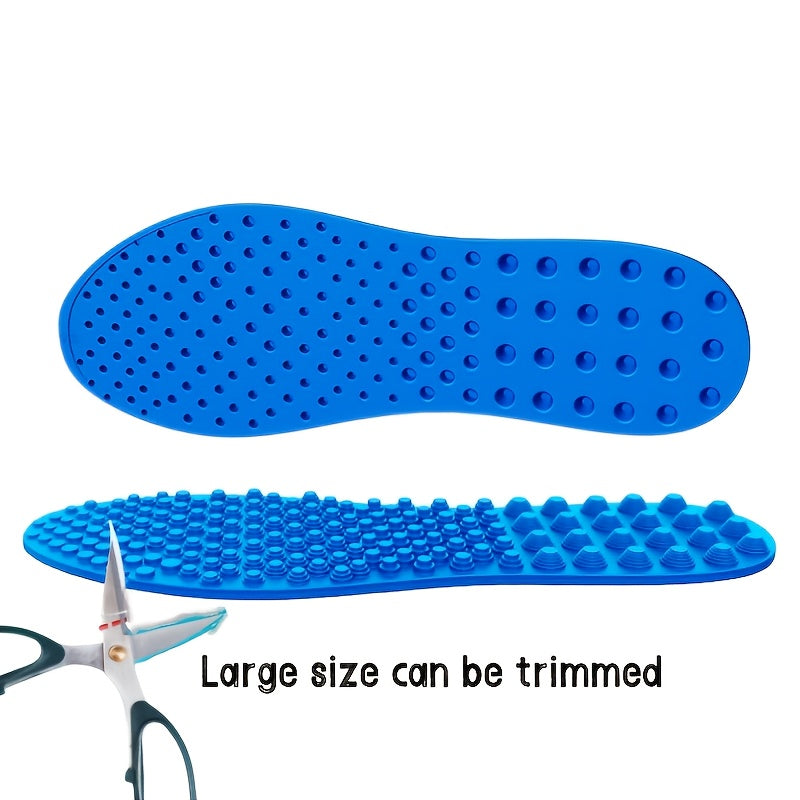 1 Pair Reflexology Massage Insoles - Acupressure Foot Massager Shoe Pads for Pain Relief & Comfort