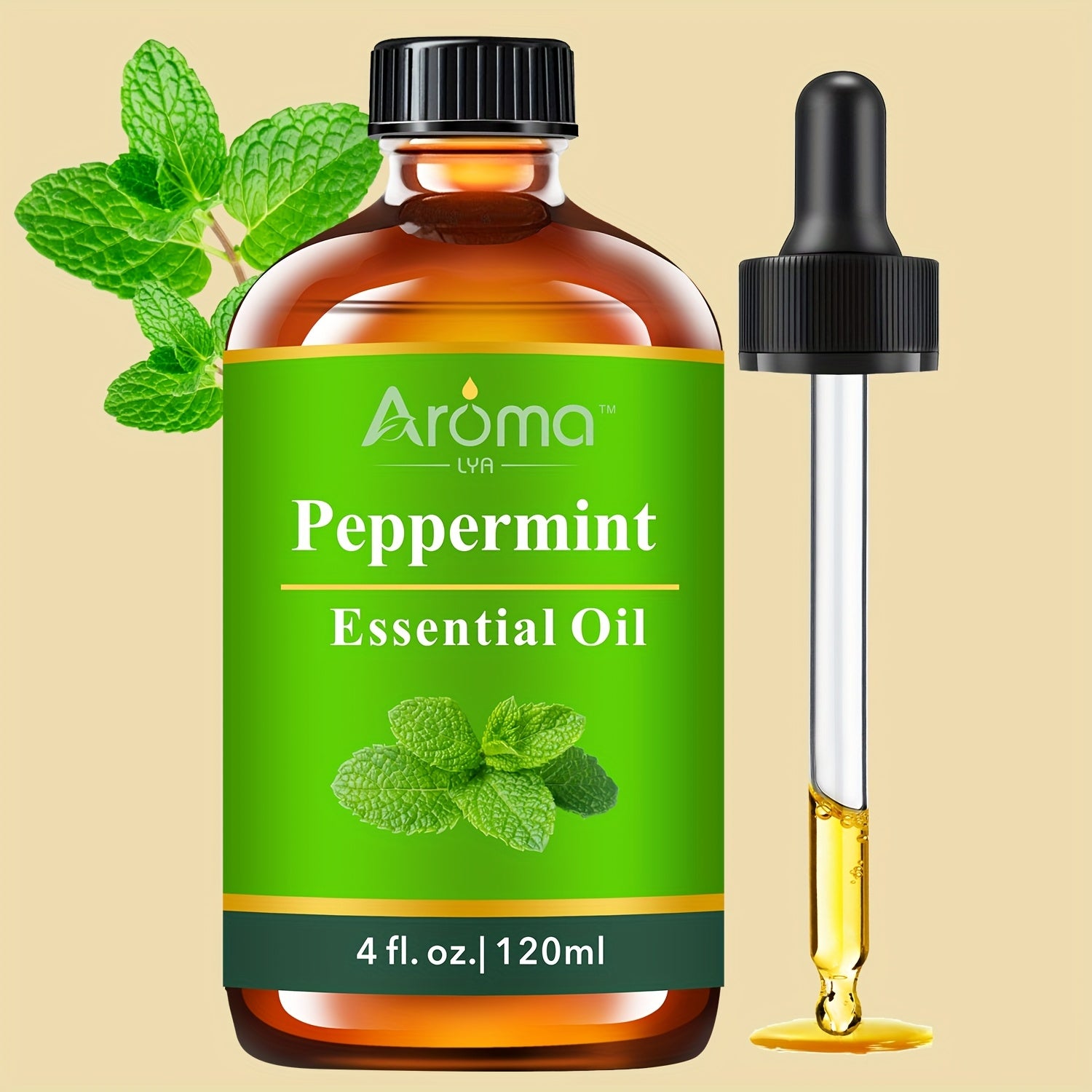 4 fl oz (118 ml) Natural Essential Oil Set – Lavender, Eucalyptus, Frankincense, Lemon, Sweet Orange, Peppermint – Aromatherapy Oils for Diffusers, Candles, Soap Making & Car Freshener