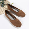 Breathable Slip-On Women's Flats Comfortable Soft PU Sole Casual Anti-Slip Shoes Plus Size