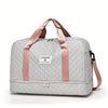 Women's Large Capacity Travel and Gym Bag with Separate Shoe Compartment Lightweight Maternity Weekender