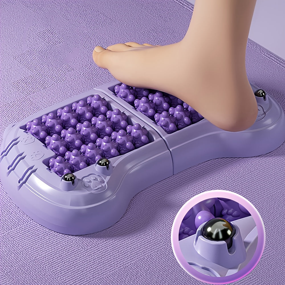 Foot Massage Roller – Ergonomic Acupressure Ball Massager for Feet & Legs | Portable Gua Sha Circulation Booster