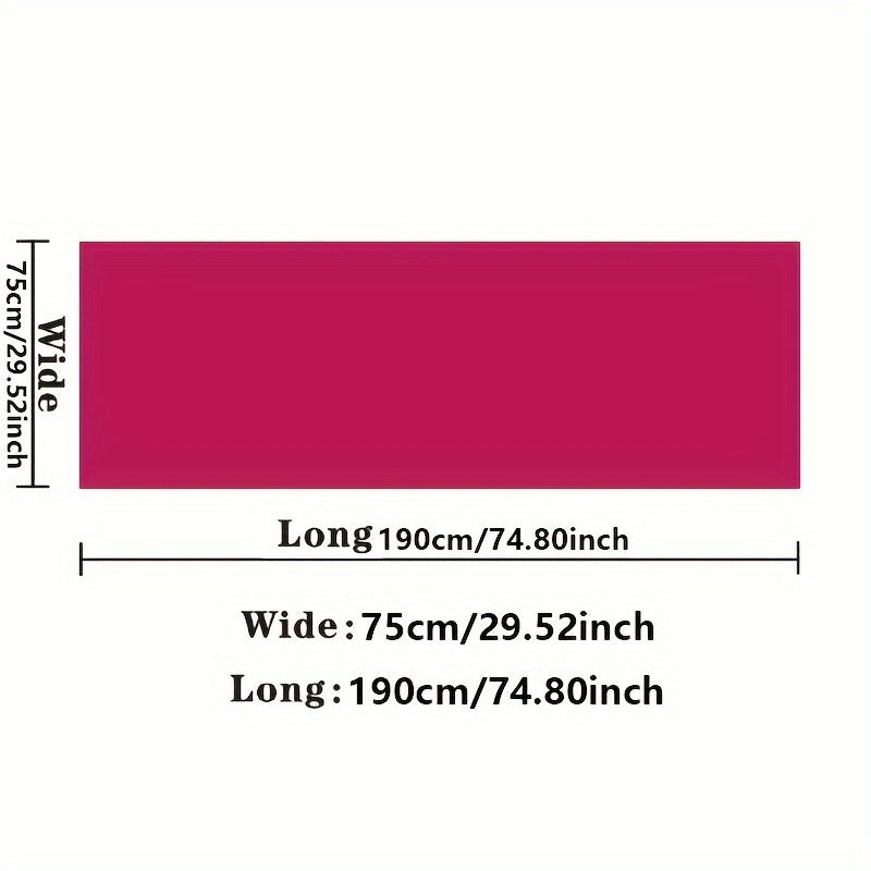 Fuchsia Pink Scarf with Gold Trim, Sun-Proof Lightweight Shawl for Spring & Autumn — Versatile Women's Wrap