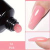 Poly Gel Nail Extension Kit — 6 Classic Pink & Nude Builder Gels for DIY Nail Art