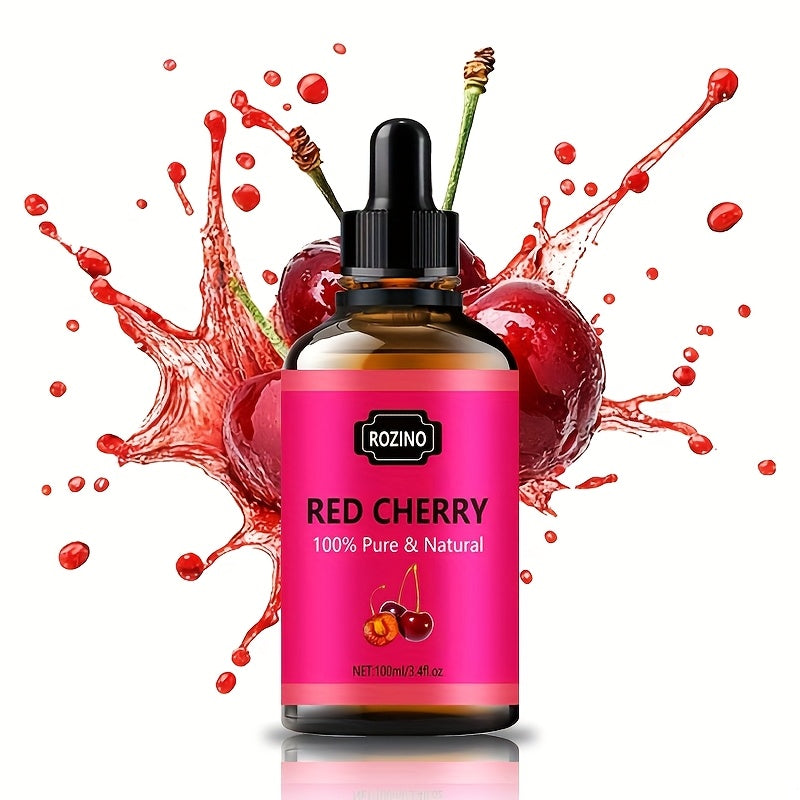 100% Pure Cherry Essential Oil – Sweet Hydrating Plant Oil for Skin, Hair, Nails, Massage & Aromatherapy