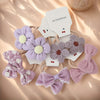 10-Pack Women's Floral Bow Headbands – Soft Polyester Colorful Hairbands for Travel, Hiking & Everyday Wear