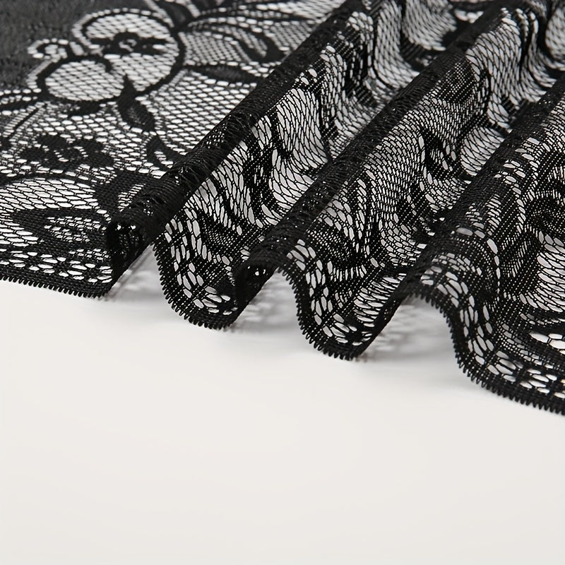 Lightweight Fringe Shawl Wrap for Women — Solid Floral Lace Evening Scarf for Weddings & Parties