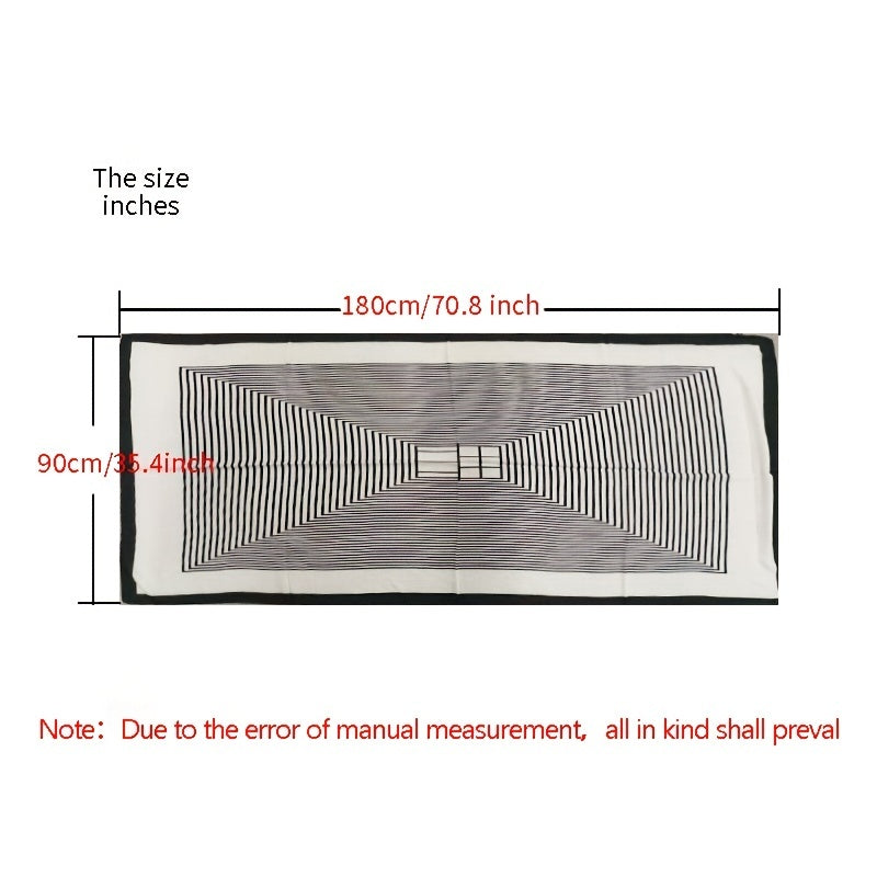 Lightweight Winter Scarf for Women, Imitation Silk Shawl Neckerchief Wrap