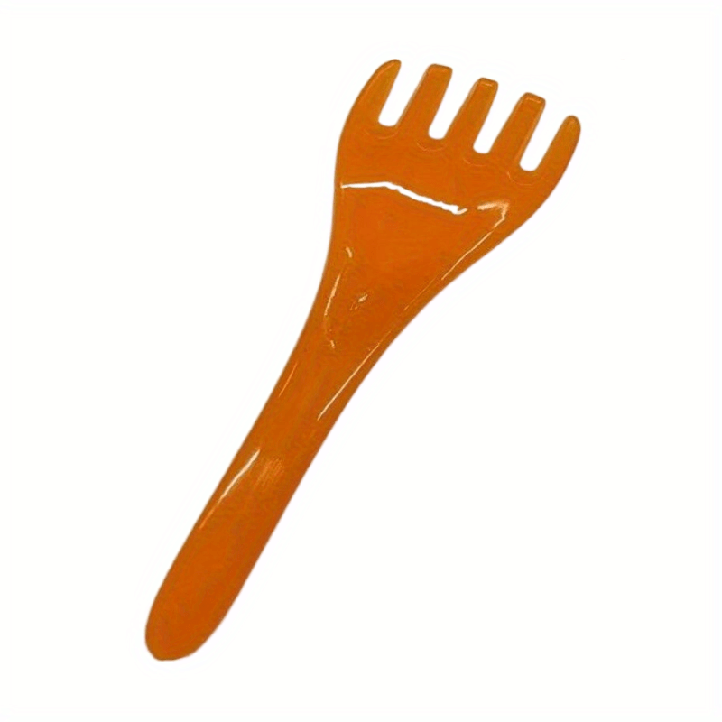 Five-Claw Resin Head Massage Comb - Wide-Tooth Scalp & Neck Scraping Tool, Nose Scraper, Mother's Day Gift