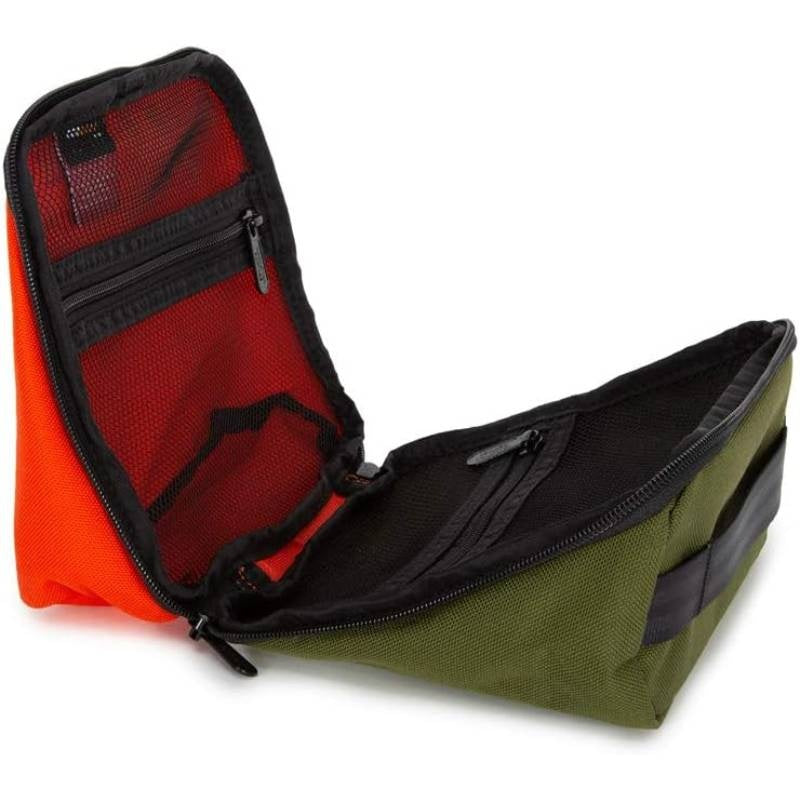 Newtown Watermelon Red Toiletry Organizer - Compact Hanging Travel Pouch, Durable Non-Woven Case with Reinforced Stitching