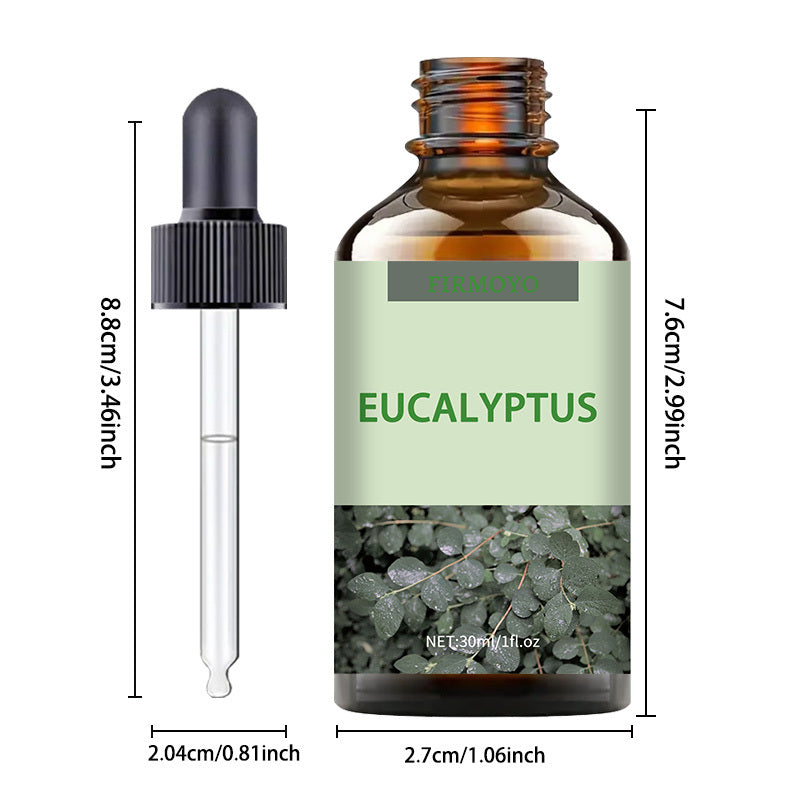 Natural Eucalyptus Essential Oil 1.01 oz (30 ml) – Moisturizing Multi-Purpose Oil for Skin, Hair & Massage