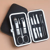 Professional Manicure And Pedicure Set, Nail Clipper Nail Cutter Nail Files Ear Spoon, Beauty Tools Grooming Set with Portable Case, for Nail Care, for Household And Travel
