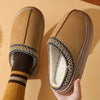 Women's Lace-Trim Slip-On Slippers, Thick Non-Slip EVA Sole, Indoor/Outdoor Fabric Upper (Black)