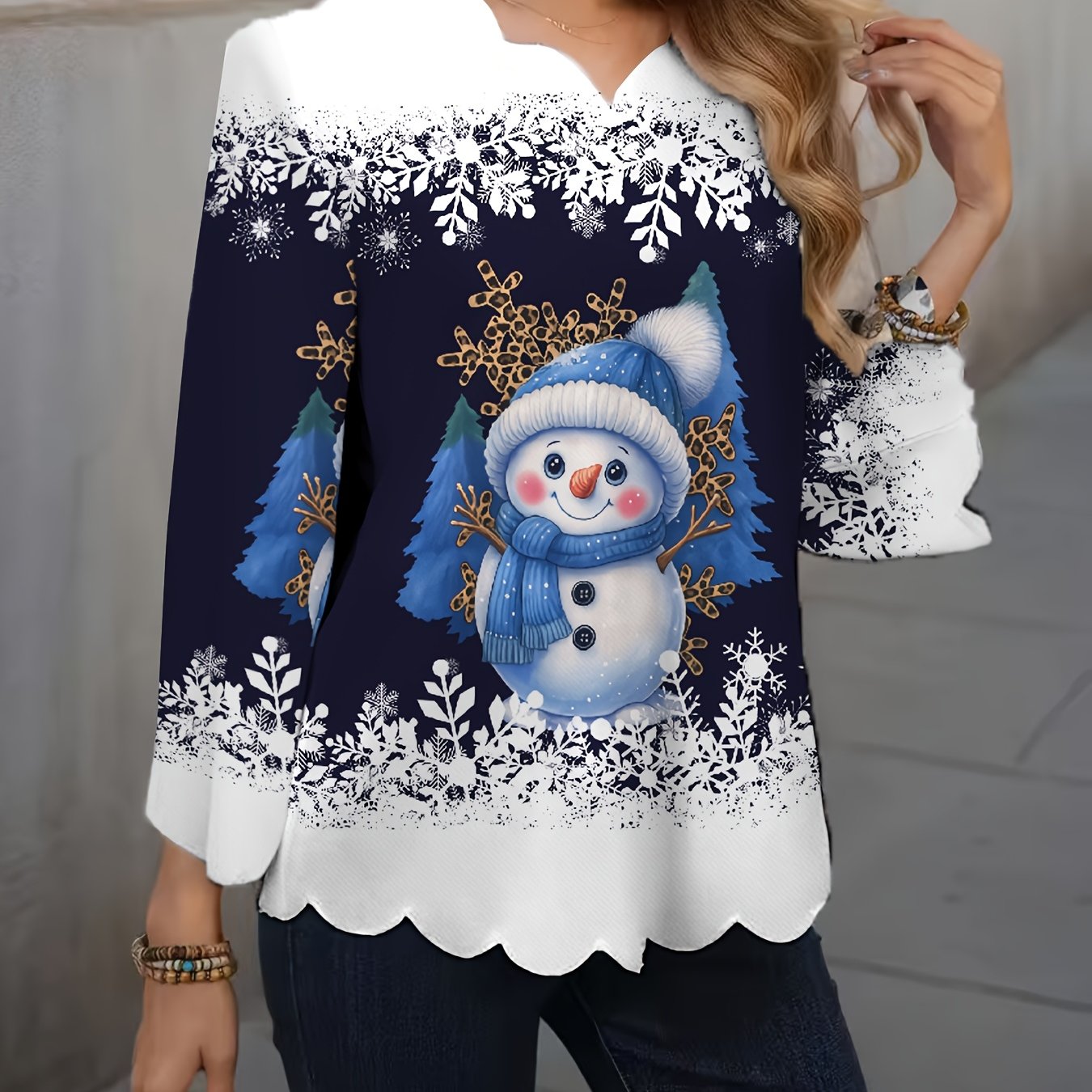 Elegant Floral Women's Short Sleeve Blouse - Black & White Dot Tunic with Collar, Machine Washable, Casual to Dressy