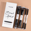4-Piece Double-Ended Makeup Brush Set – Foundation Contour Blush Powder Eyeshadow Concealer Highlight – Soft Synthetic Brushes for Travel Gift