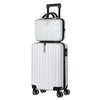 1- or 2-Piece Hard Shell Luggage Set - 20in (51cm) Spinner Carry-On + 14in (36cm) Crossbody Handbag, Wheels, Multi-Color