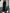 Black High-Waist A-Line Skirt with Side Slit – Elastic Waistband, Flowy Long Skirt for Spring/Fall
