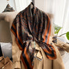 Elegant Floral Polyester Scarf for Women – Lightweight Woven Shawl, Breathable Botanical Wrap