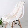 Women's Tassel Long Scarf - Lightweight All-Season Polyester Shawl & Air-Conditioning Wrap
