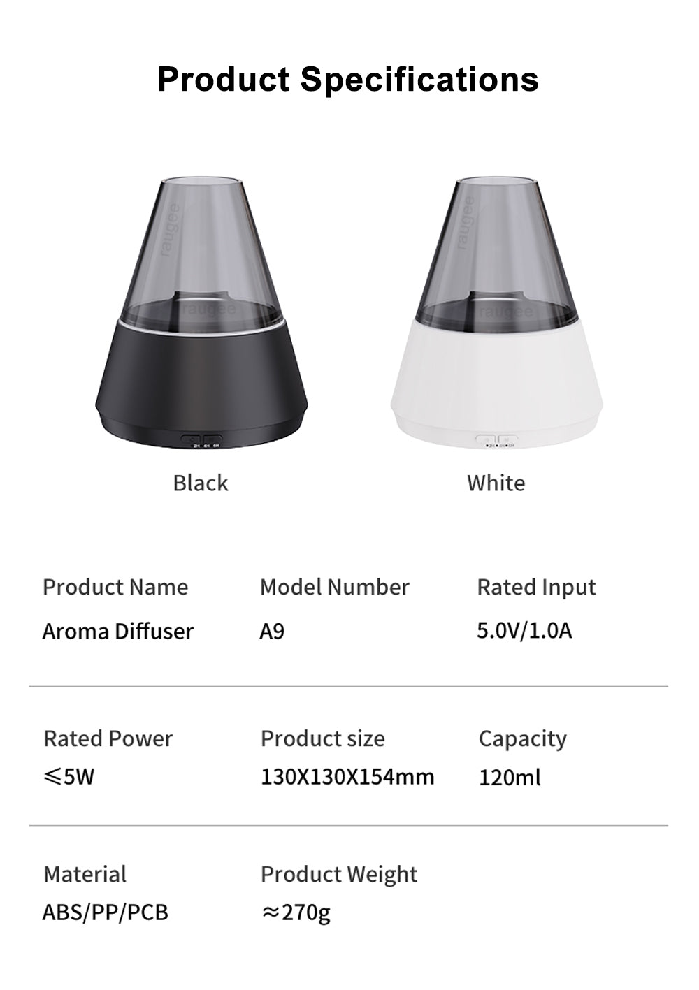 Real Flame Effect Aromatherapy Diffuser & Humidifier - USB Essential Oil Diffuser with 7 LED Colors, Ultra-Quiet, 120ml Tank, Auto Shut-Off, Timer