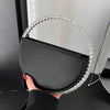 Rhinestone Embellished Evening Clutch with Shoulder Strap – Elegant Party & Wedding Handbag