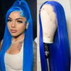13x4 HD Lace Front Wig 180% Density Women's Long Straight Heat-Resistant Synthetic Fiber Glueless Pre-Plucked Hairline