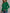 Women's Green Long Sleeve Tunic Top with Floral Embroidered Collar — Stretchy Relaxed Blouse for Casual & Office Wear