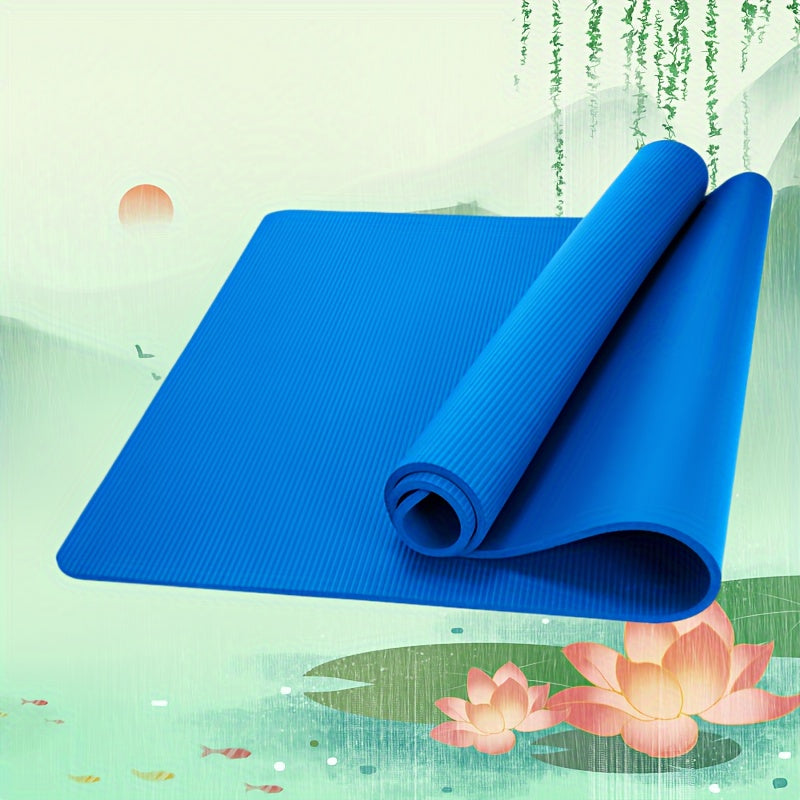 Extra Thick Wide Non-Slip Yoga Mat – Shock Absorbing Fitness Pad for Men & Women, Ideal for Meditation, Jump Rope & Dance Balance