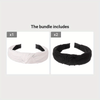 Women's Twist Knotted Headband – Stretch Spandex Twist Knot Hairband, Solid Color Cross Knot