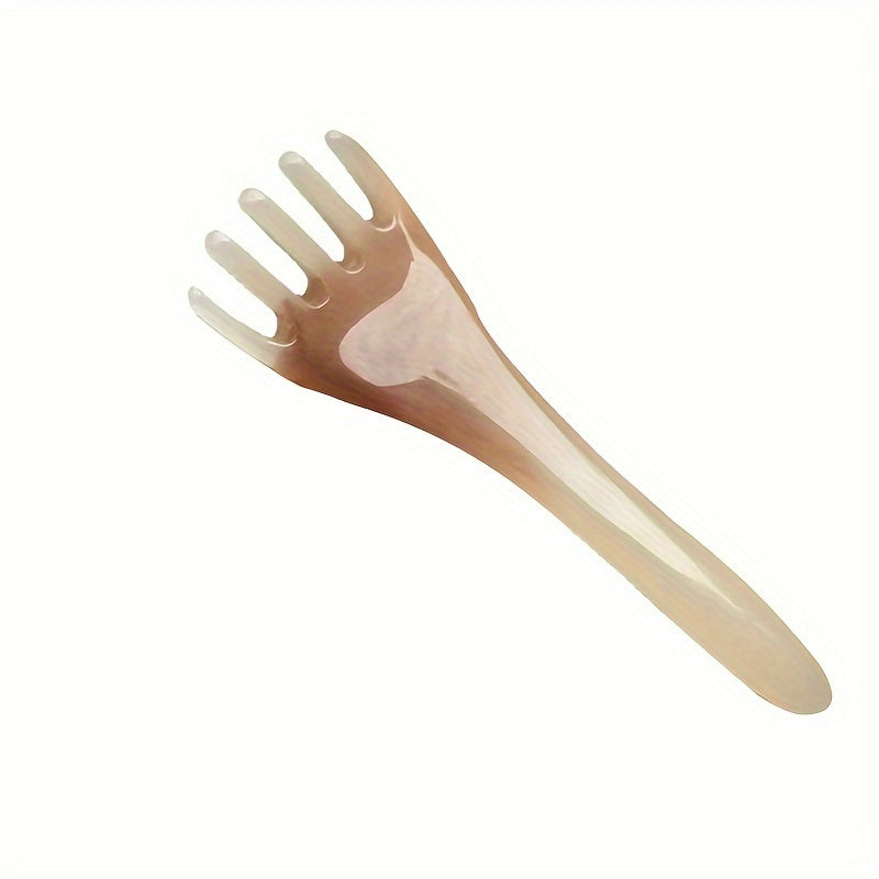 Resin Scalp Massager - Portable Handheld SPA Head & Body Massager for Deep Relaxation, Scalp Scraping Gua Sha Tool for Neck and Back