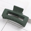 Multicolor Large Acrylic Rectangle Hair Clip Thick Resin Claw for Long Thick Hair Nonslip Jaw Clip