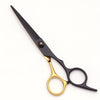 Left-Handed Professional Hair Scissors — Japanese Stainless Steel, Ergonomic Orange Accent, 5 cm (2.0 in) Blade, Texturizing for Fine & Wavy Hair