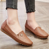 Women's Flower Buckle Slip-On Loafers, Comfortable Casual Penny Loafers with Soft TPR Sole