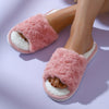 Women's Rose Flower Slip-On Slippers — Floral Fabric EVA Sole Indoor/Outdoor