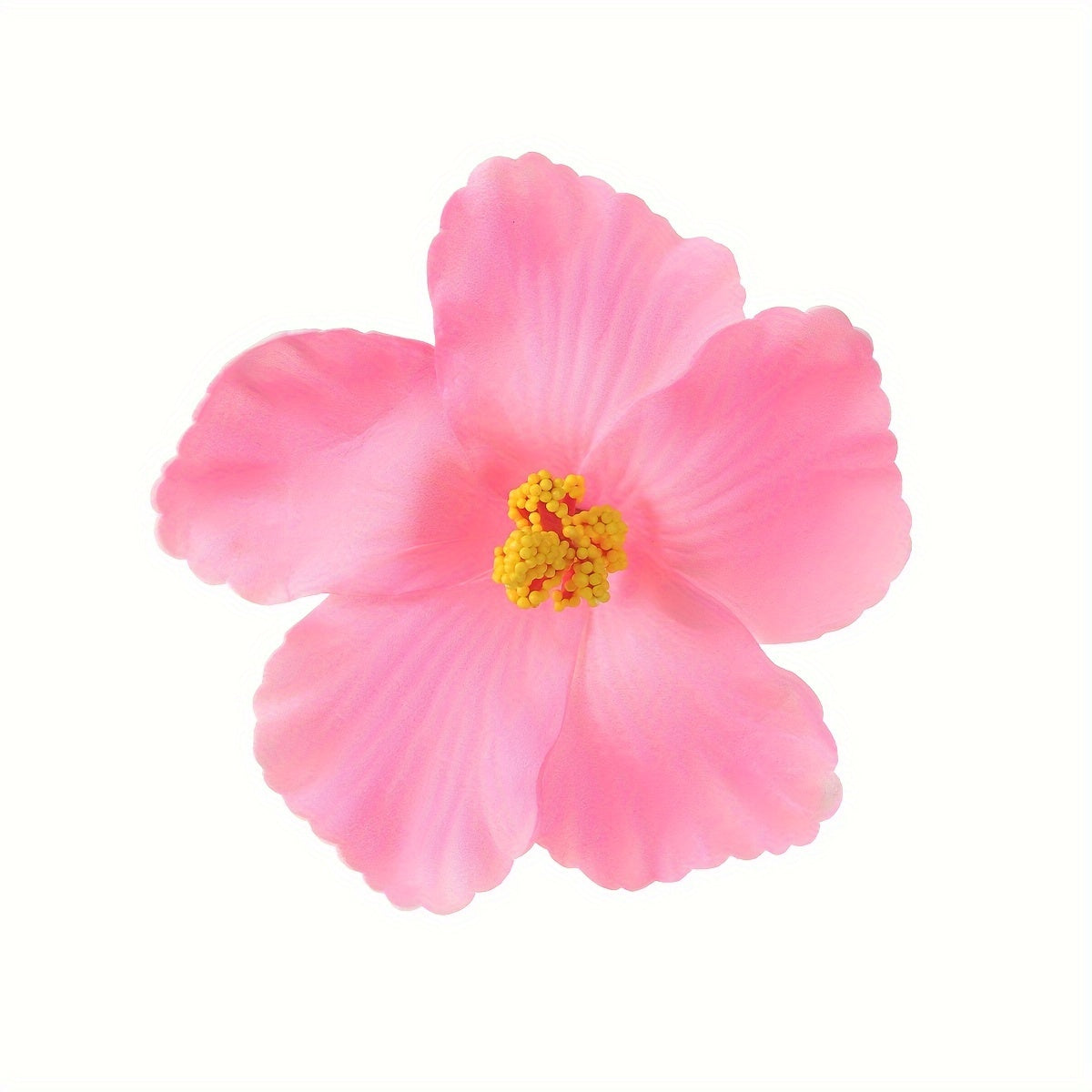 Tropical Hibiscus Flower Hair Clip - Red Bohemian Beach Hair Accessory for Women & Girls