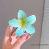 Elegant Flower Hair Clip – Semi-Transparent Anti-Slip Grip for Bridal, Beach & Everyday Wear