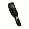 Electric Scalp Massager Comb with Negative Ion Spray & Hydration - Portable Rechargeable Scalp Brush for Dandruff Relief, Salon-Quality Massage for Women & Girls (Black/Red)