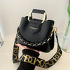 Women's PU Leather Top Handle Bucket Bag - Trendy Casual Shoulder Satchel & Messenger Purse