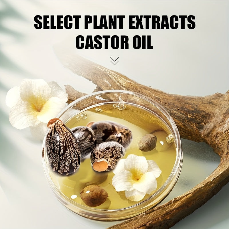 Castor Seed Essential Oil - Multipurpose Hair, Skin & Lash Oil for Massage, Gua Sha, Body & Nails