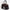 Women's Luxury Fox Fur Crossbody Handbag - Black Plush Purse with Adjustable Strap & Zipper Closure