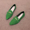 Women's Lightweight Pointed Toe Slip-On Flats, Elegant Daily Loafers