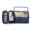 Large Capacity Makeup Brush Organizer Cosmetic Bag – Korean-Style Portable Pouch for Students & Travel