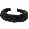 Women's Twist Knotted Headband – Stretch Spandex Twist Knot Hairband, Solid Color Cross Knot