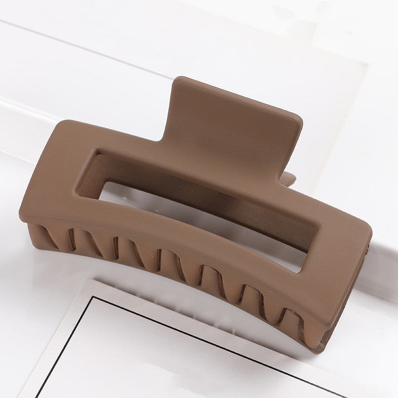 Multicolor Large Acrylic Rectangle Hair Clip Thick Resin Claw for Long Thick Hair Nonslip Jaw Clip