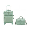2-Piece Travel Luggage Set with Multi-Purpose Shoulder Bag — 24-Inch (61 cm) Spinner Suitcase + 20-Inch (51 cm) Carry-On, Lightweight Large Capacity