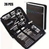 11/26-Piece Stainless Steel Nail Clipper Kit with Ear Spoon & Nail Files for Men and Women