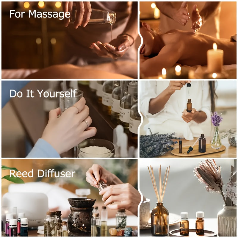 100ml Rose Essential Oil - 100% Pure Plant Oil for Massage, Face, Body, Hair & Nail Care