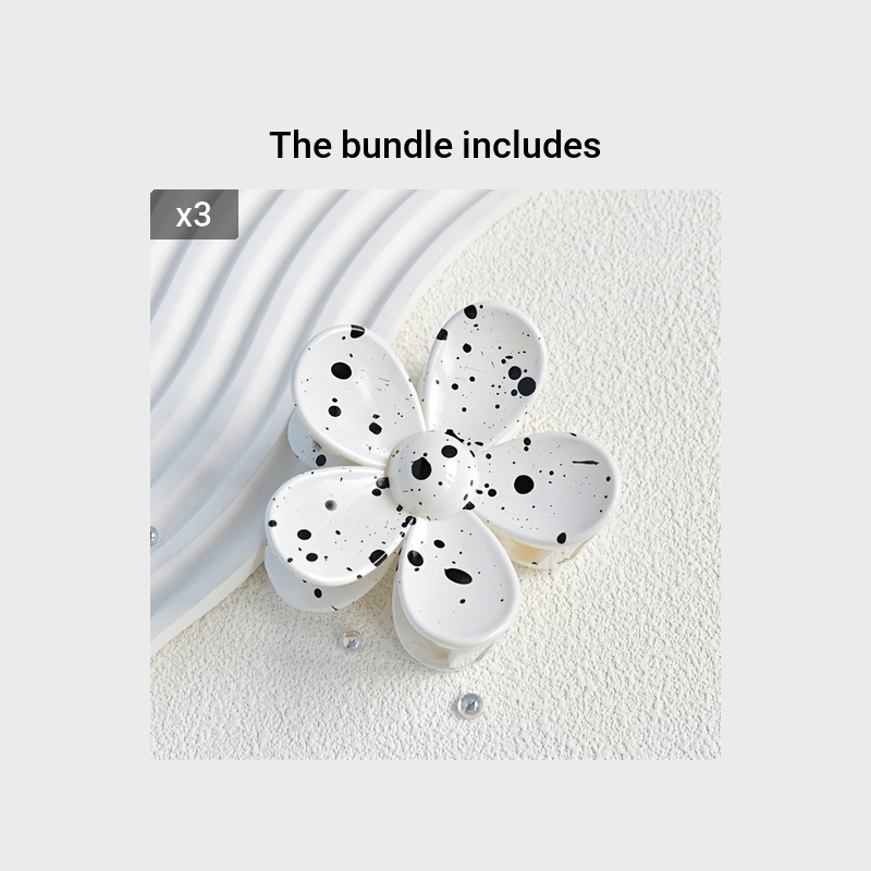 Flower Frosted Candy Hair Claw Clip – Non-Slip Strong Hold Jaw Clip for Women & Girls