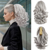 Curly Wavy Clip-In Ponytail – Clip-On Volumizing Hair Extension for Women – Heat-Resistant Fiber